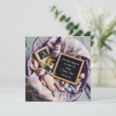 Ankündigung der bunten Osterschwangerschaft (Stehend Vorderseite)