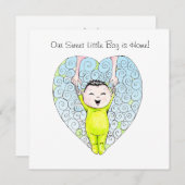 Ankündigung der chinesischen Adoption (Vorne/Hinten)