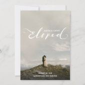 Ankündigung der Ehe personalisierter Eloptionen (Vorderseite)