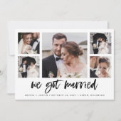 Ankündigung der Eheschließung mit lässigem Foto (Vorderseite)