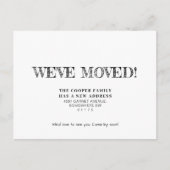 Ankündigung der einfachen Bewegung Postkarte (Vorderseite)