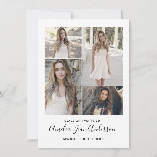 Ankündigung der Einladung zum Foto (Vorderseite)