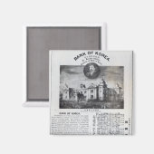 Ankündigung der Einrichtung Magnet (Vorderseite/Rückseite)