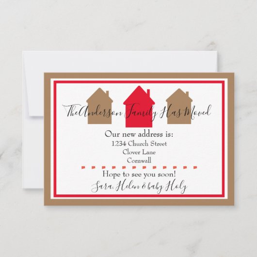 Ankündigung der Flachkarte - Wir haben uns bewegt (Vorderseite)