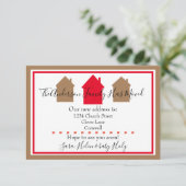 Ankündigung der Flachkarte - Wir haben uns bewegt (Stehend Vorderseite)