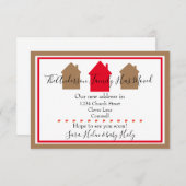 Ankündigung der Flachkarte - Wir haben uns bewegt (Vorne/Hinten)