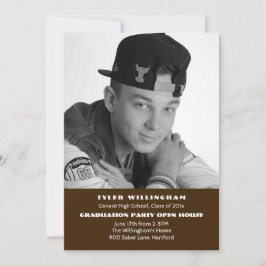 Ankündigung der Football Foto Graduation Party