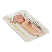 Ankündigung der Foto-Geburt Magnet (Rechte Seite)