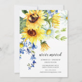 Ankündigung der fröhlichen Sonnenblume (Vorderseite)