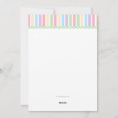 Ankündigung der frühesten Schwangerschaft (Rückseite)