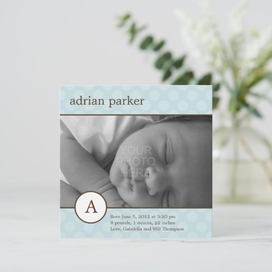 Ankündigung der Frühgeburt des ersten Babys (Stehend Vorderseite)