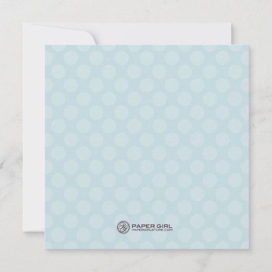 Ankündigung der Frühgeburt des ersten Babys (Rückseite)