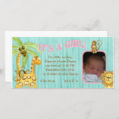 Ankündigung der Geburt des kleinen Affen (Vorne/Hinten)