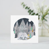 Ankündigung der Geburt des niedlichen kleinen Pola (Stehend Vorderseite)