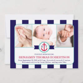 Ankündigung der Geburt eines Kindes