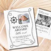 Ankündigung der Geburt eines Kindes zu einem thema Postkarte