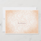 Ankündigung der Geburt eines kleinen Kindes in Ros (Rückseite)