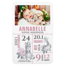 Ankündigung der Geburt eines modernen Babys