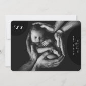 Ankündigung der Geburt eines Neugeborenen-Fotos (Vorderseite)