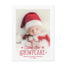 Ankündigung der Geburt eines niedlichen Fotos