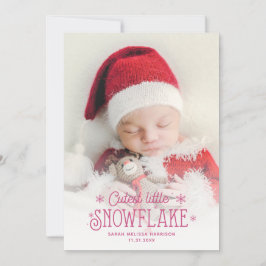 Ankündigung der Geburt eines niedlichen Fotos