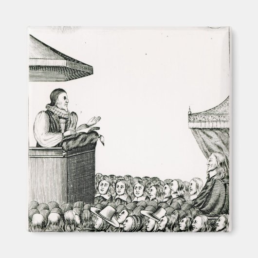 Ankündigung der Geburt von Charles I. Magnet (Vorne)
