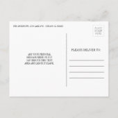 Ankündigung der Geburt von Kleinkindern - Klassik (Rückseite)