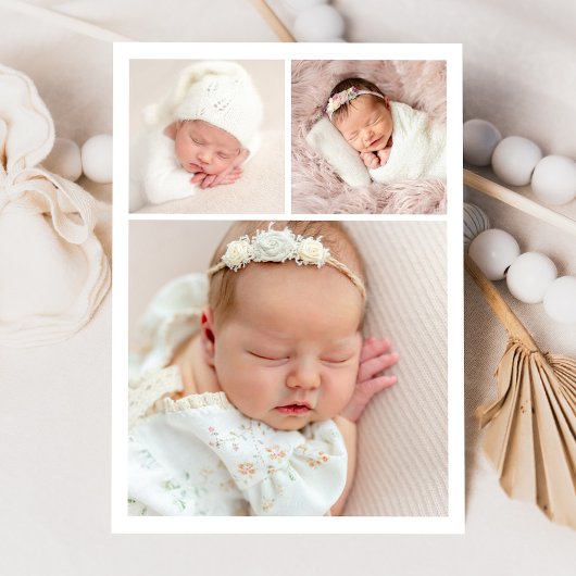 Ankündigung der Geburt von Monogram Foil Wappen