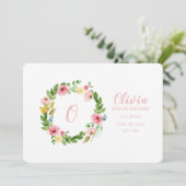 Ankündigung der Geburt von Wasserfarben (Stehend Vorderseite)