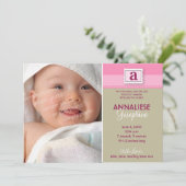 Ankündigung der Geburtshilfe in Form eines Stempel (Stehend Vorderseite)