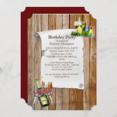 Ankündigung der Geburtstagspartei (Vorne/Hinten)