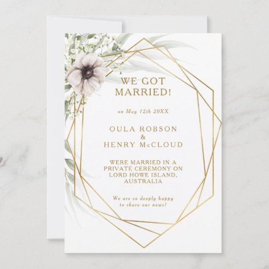 Ankündigung der geometrischen Elopement-Methode Eu (Vorderseite)