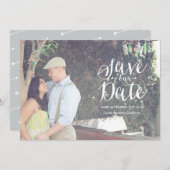 Ankündigung der Gerettet Fotokarte mit Skript (Vorne/Hinten)