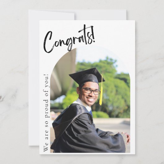 Ankündigung der Grad Graduation Party (Rückseite)