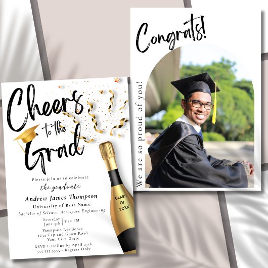 Ankündigung der Grad Graduation Party