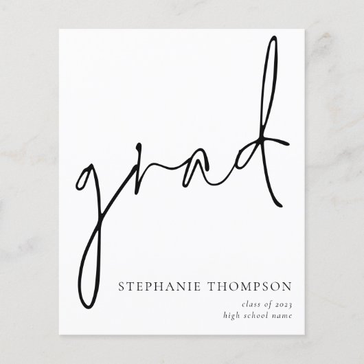 Ankündigung der Graduierung von Budgethilfe (Vorderseite)