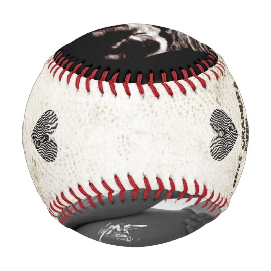 Ankündigung der Großmutter-Kinderoffenbarung Baseball (Rückseite)