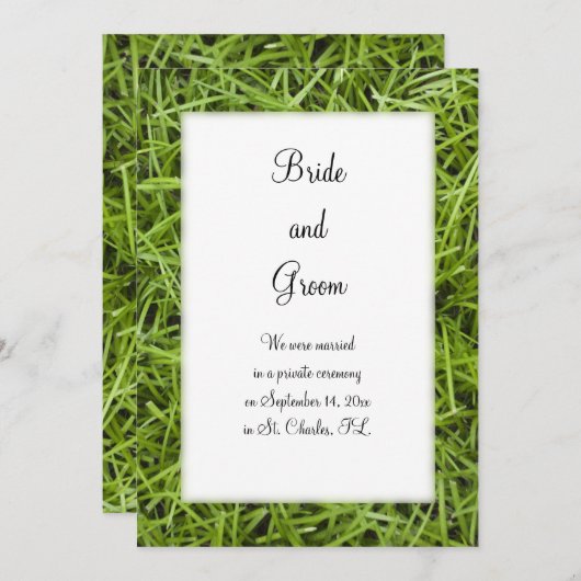 Ankündigung der Grünen-Hinterhof-Ehe (Vorne/Hinten)