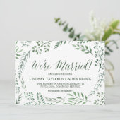 Ankündigung der grünen rustikalen Kleider