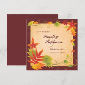 Ankündigung der Herbstverläufe Save the Date (Vorne/Hinten)