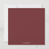Ankündigung der Herbstverläufe Save the Date (Rückseite)