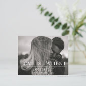 Ankündigung der Hochzeitsfeier für kundenspezifisc (Stehend Vorderseite)