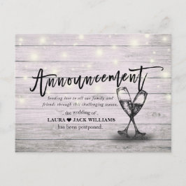 Ankündigung der Hochzeitverlängerung