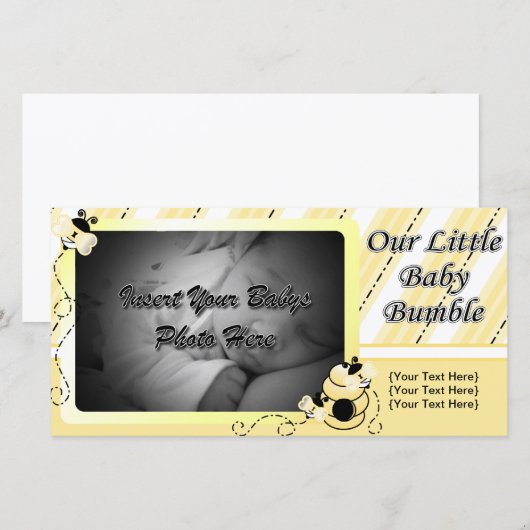 Ankündigung der Hummel für Kinder (Vorne/Hinten)