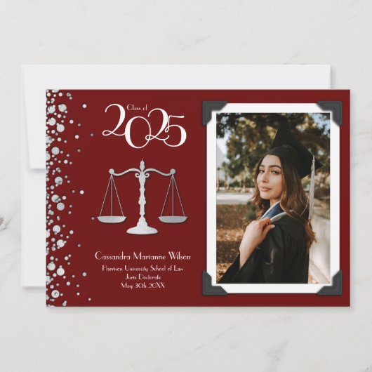 Ankündigung der Juristenschule Silver Abschluss (Vorderseite)