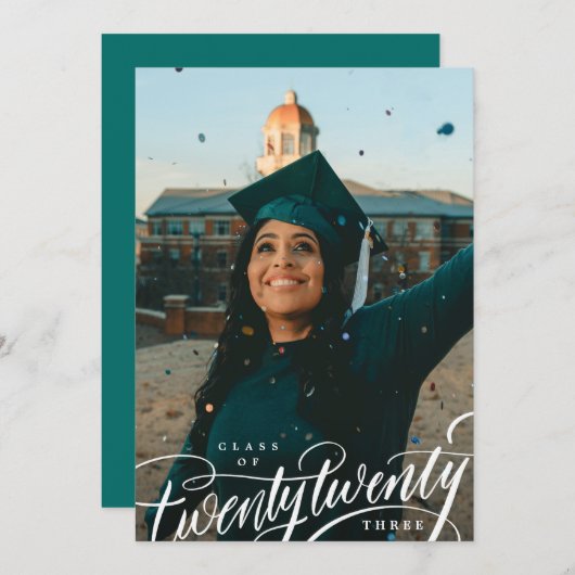 Ankündigung der Klasse-Jahr-Abschluss (Vorne/Hinten)