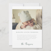 Ankündigung der klassischen handgezeichneten grüne (Rückseite)