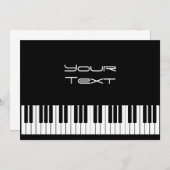 Ankündigung der Klaviertastatur (Vorne/Hinten)