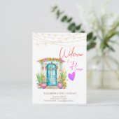 Ankündigung der mexikanischen Blumen-Tür (Stehend Vorderseite)