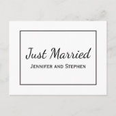 Ankündigung der Minimalistischen Black Just Eheira (Vorderseite)